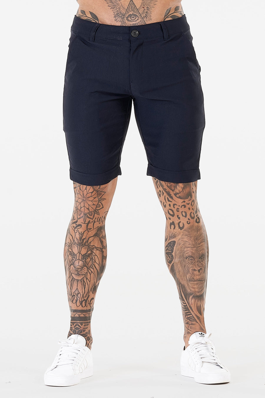 THE AVANI SHORTS - DONKERBLAUW