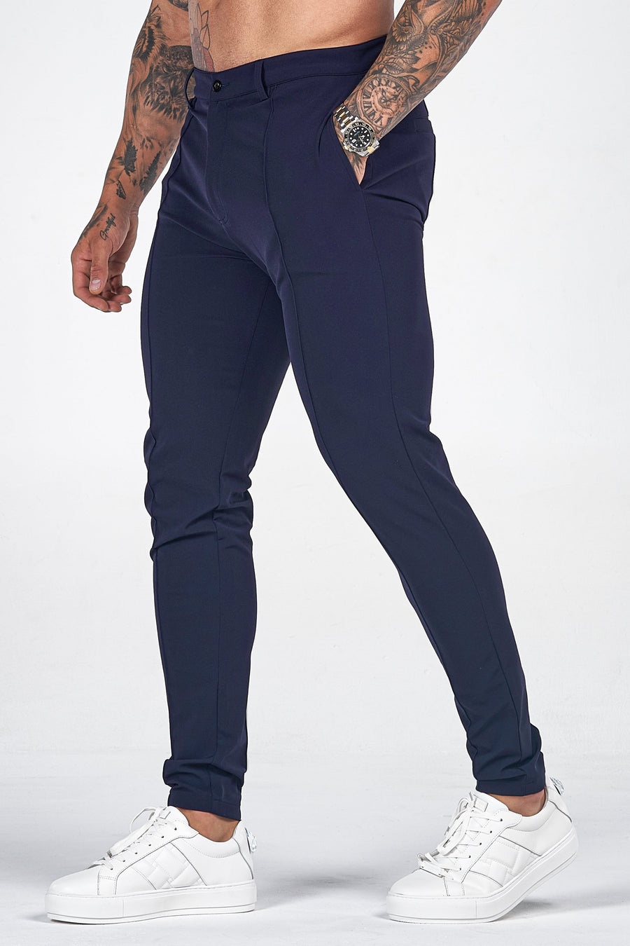 THE VOCO TROUSERS 2.0 - NAVY BLAUW