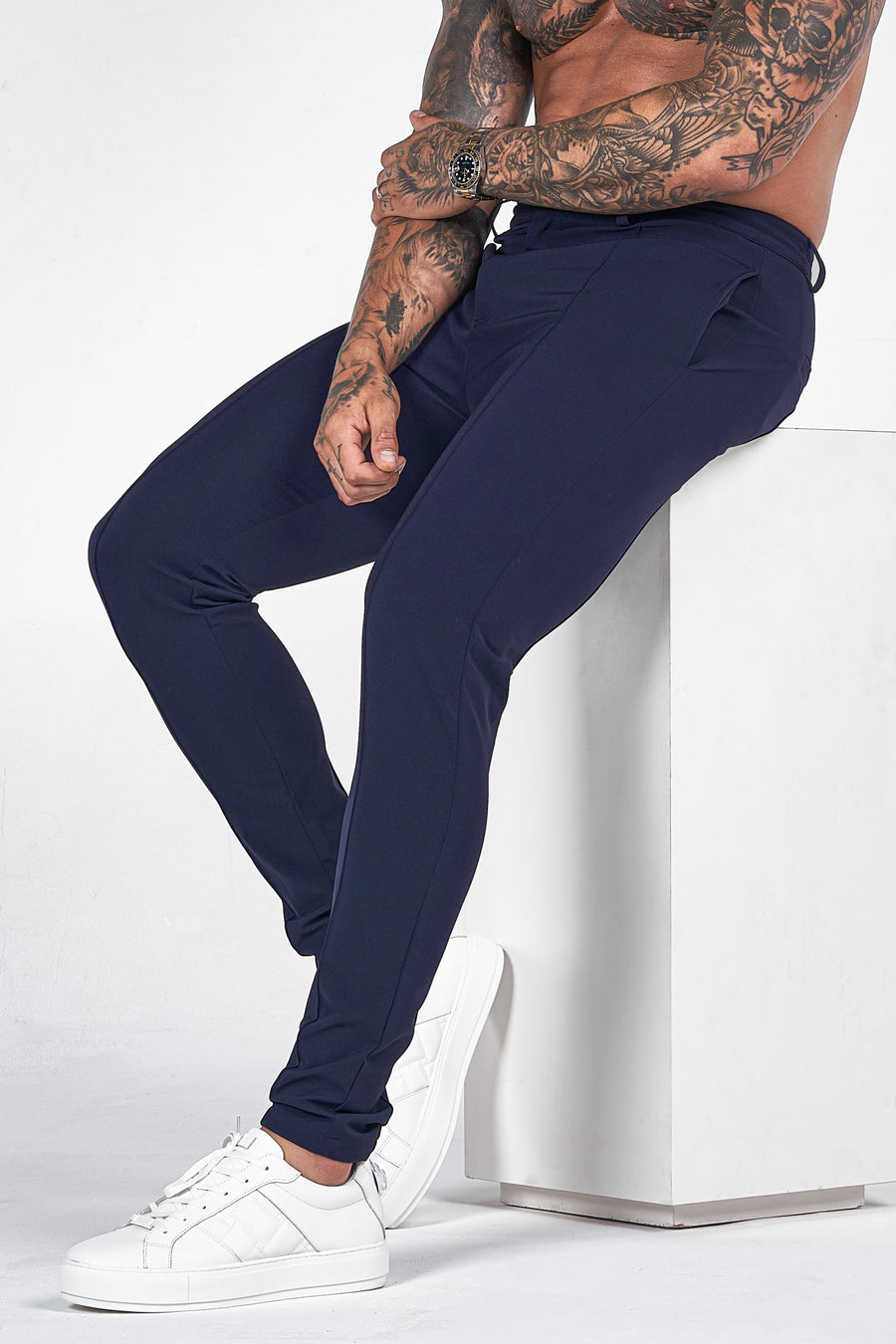 THE VOCO TROUSERS 2.0 - NAVY BLAUW