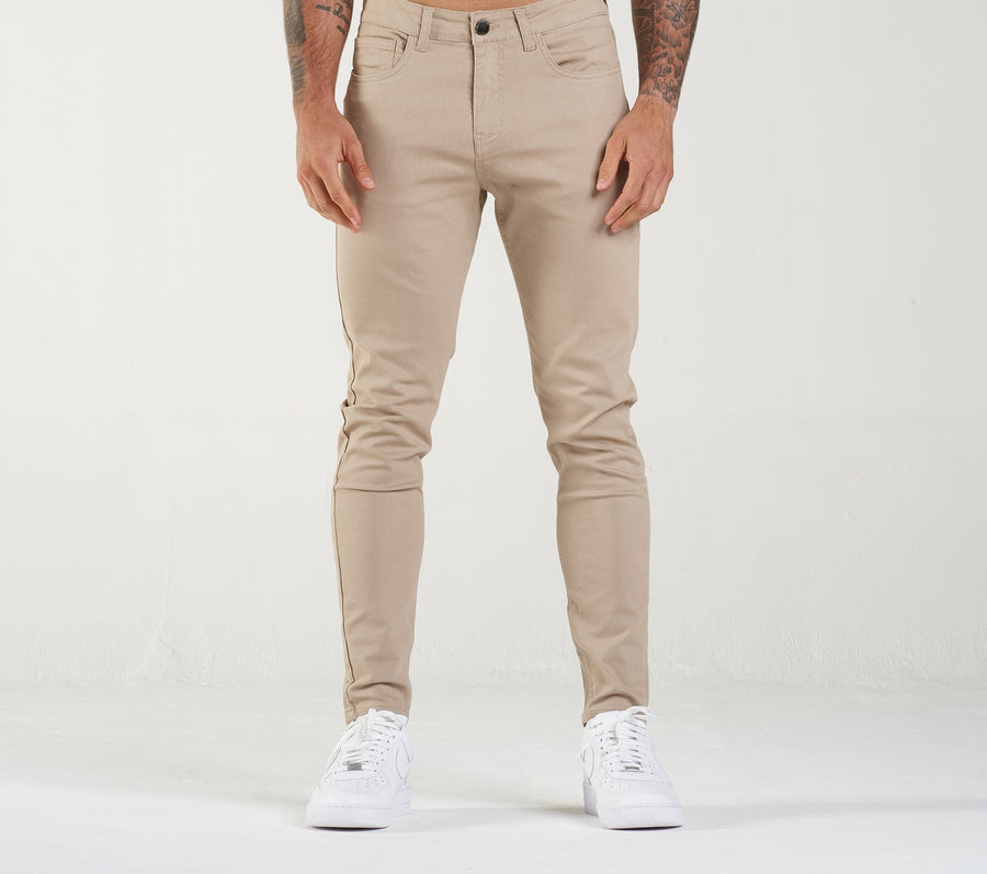 THE CALLUM JEANS - BEIGE