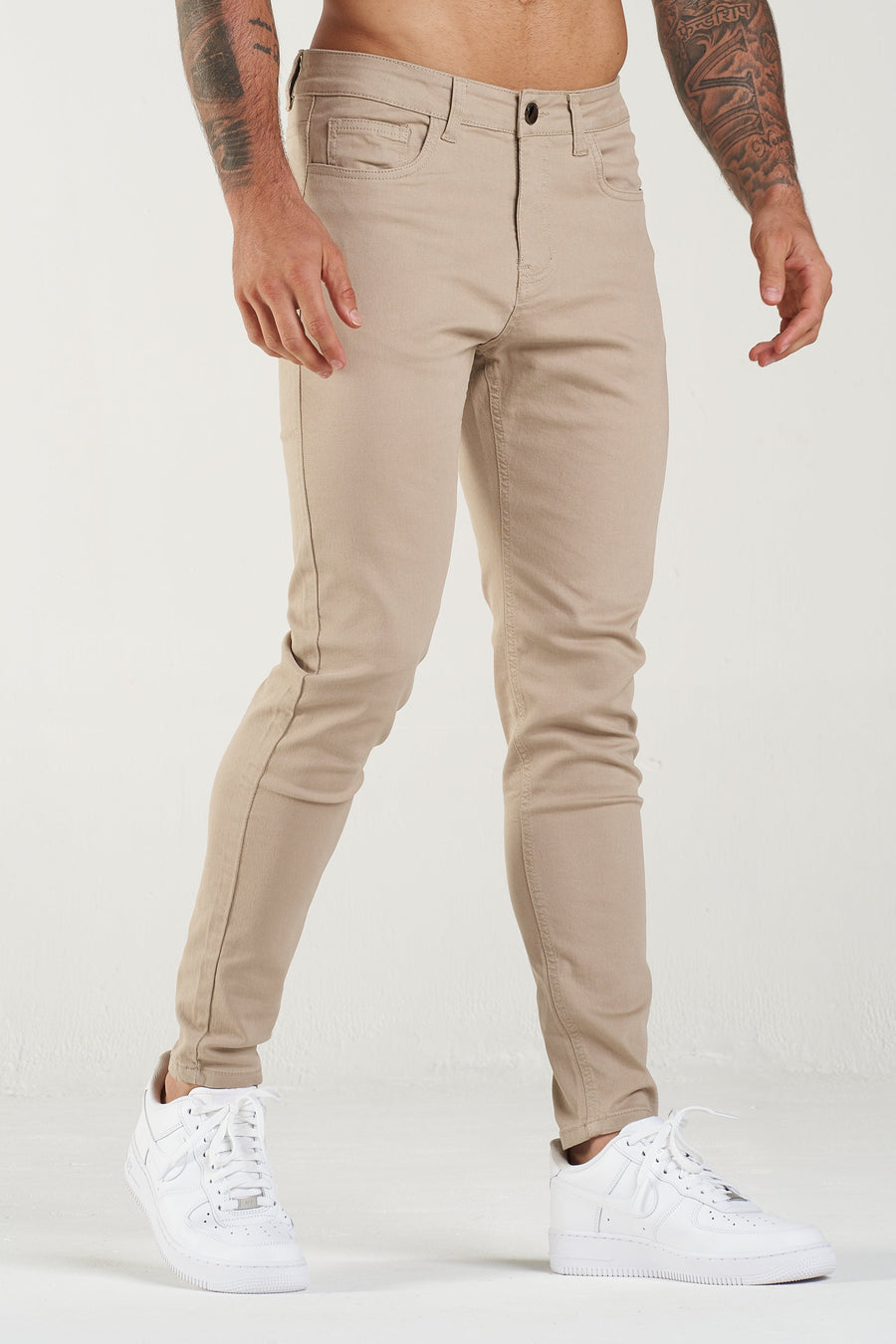 THE CALLUM JEANS - BEIGE
