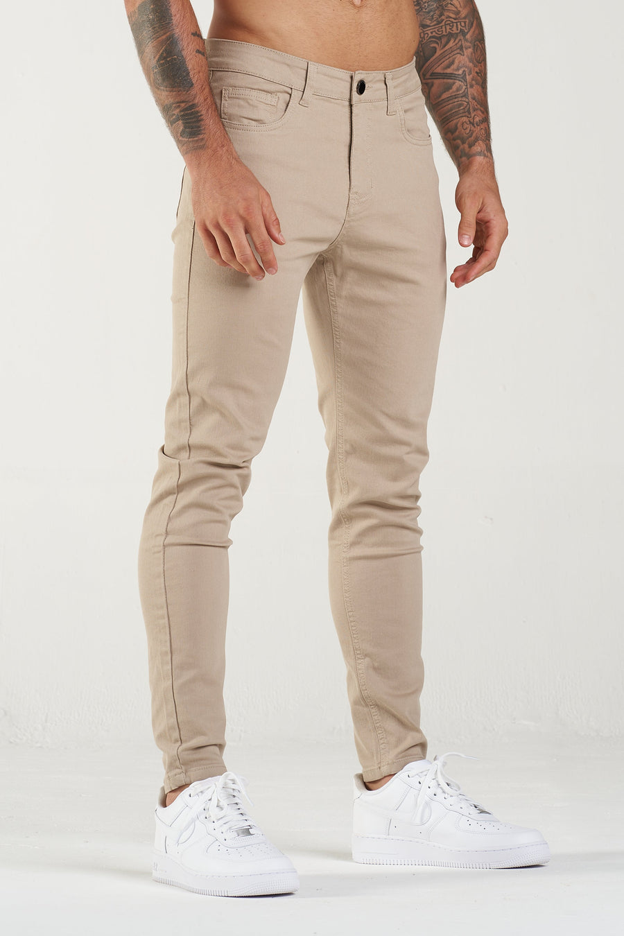THE CALLUM JEANS - BEIGE