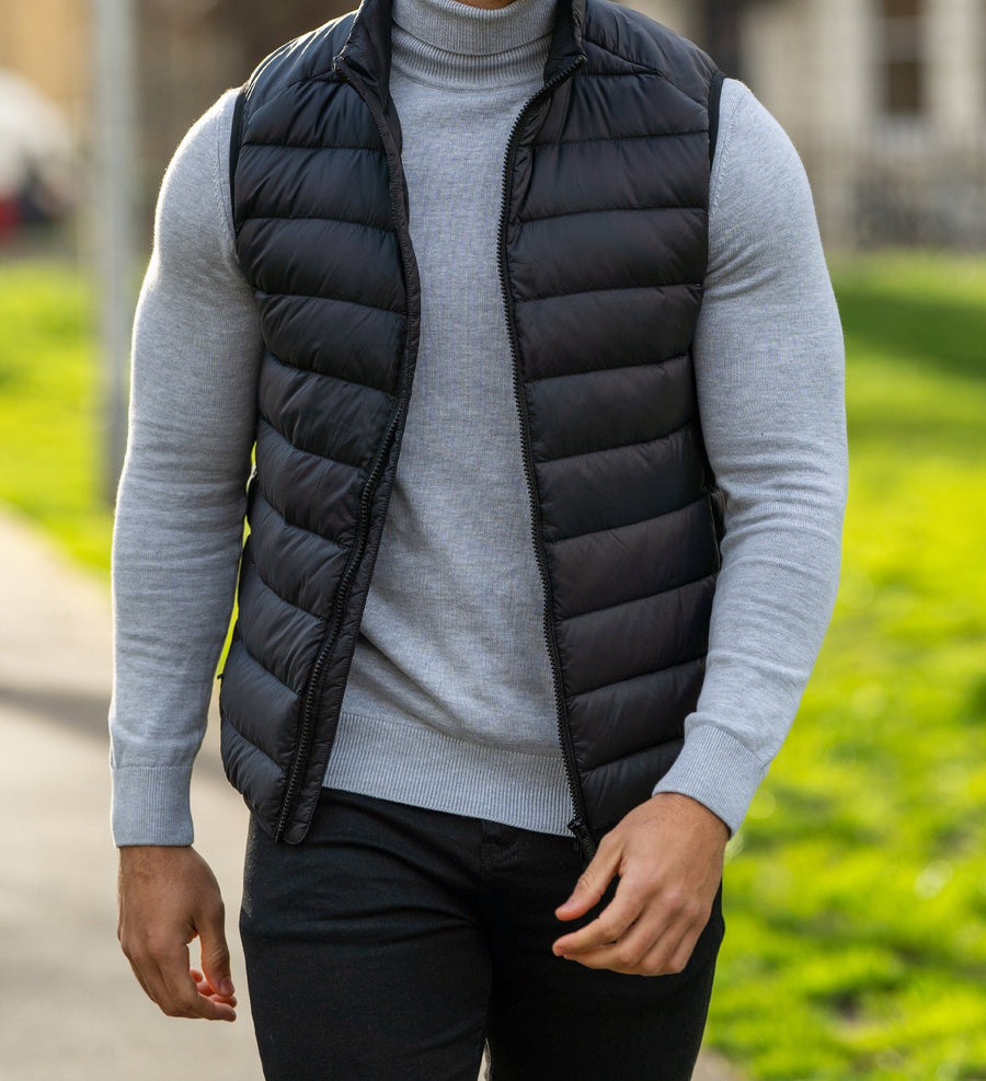 THE VERONA GILET - ZWART