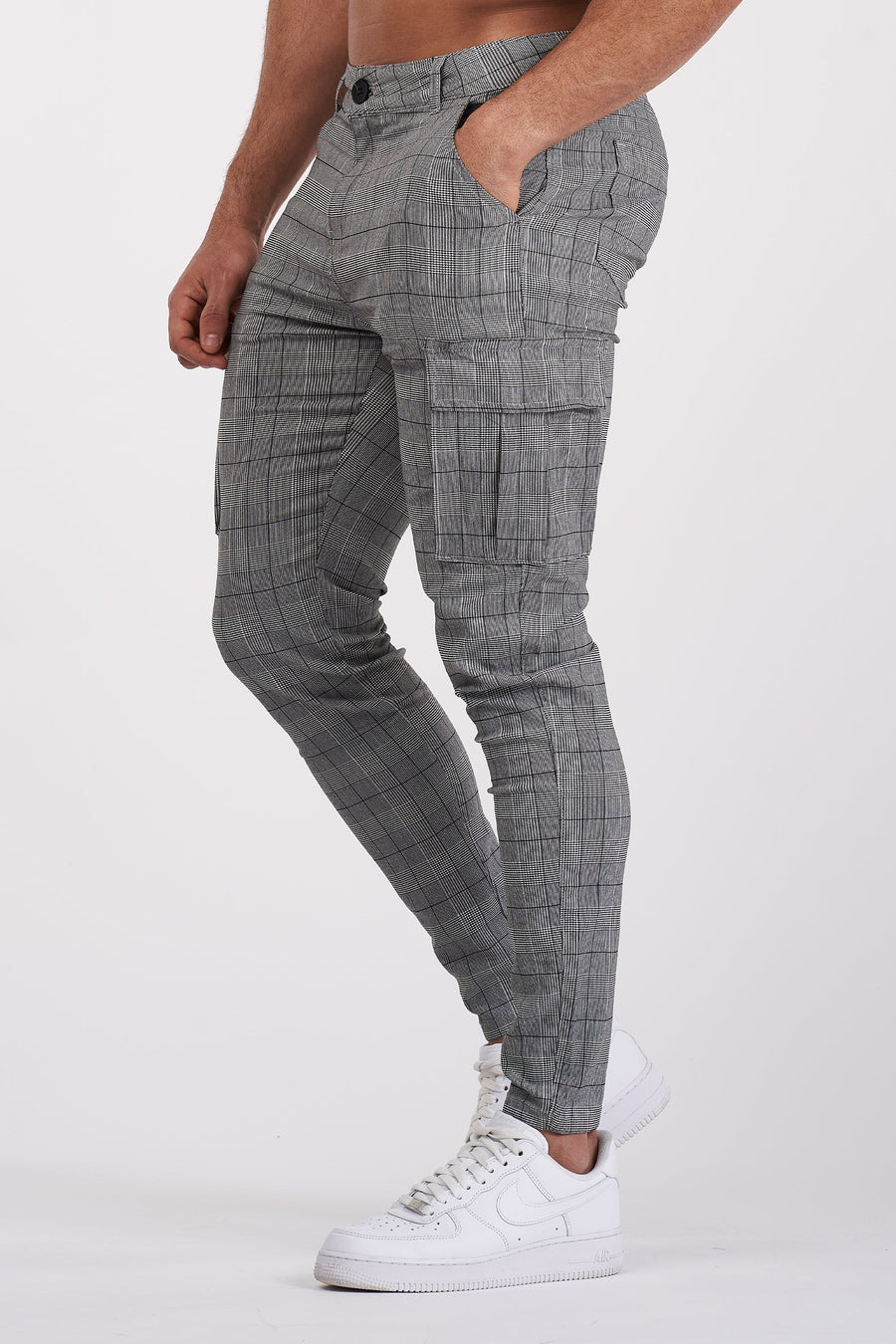 THE TAYLOR CARGO PANTS - GRIJS