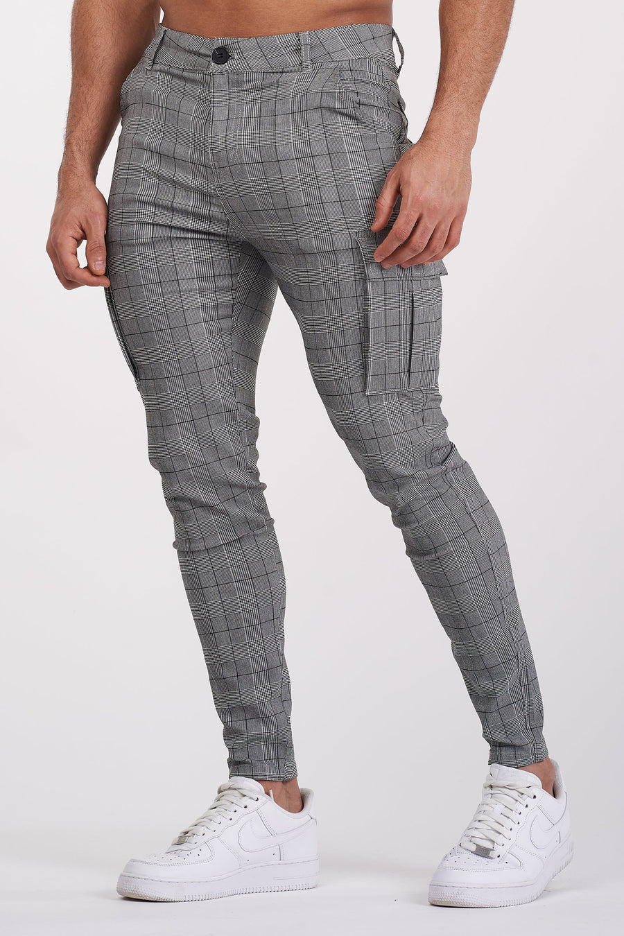 THE TAYLOR CARGO PANTS - GRIJS
