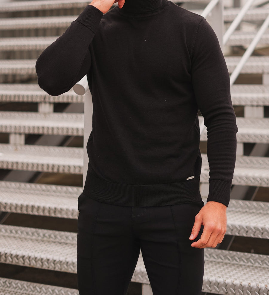 THE ARTURO TURTLENECK - ZWART