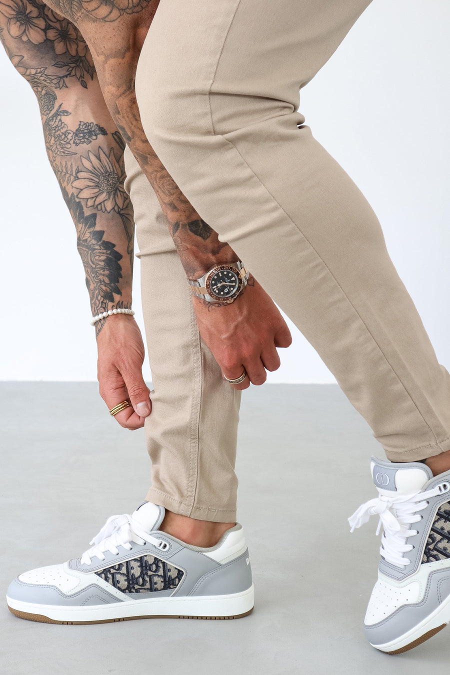THE CALLUM JEANS - BEIGE