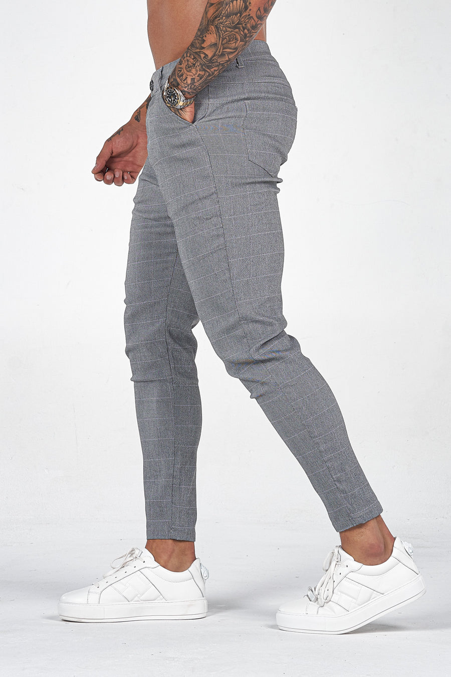 THE SIENA TROUSERS - GRIJS